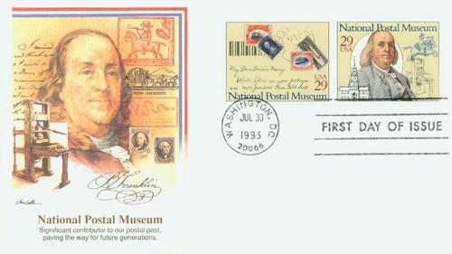 2779 FDC - 1993 29c National Postal Museum: Starting the System