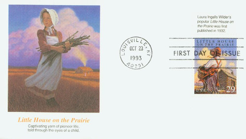 2786 FDC - 1993 29c Classic Books: Little House on the Prairie
