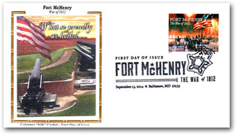 4921 FDC - 2014 First-Class Forever Stamp - The War of 1812: Fort McHenry