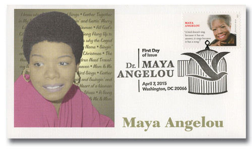 4979 FDC - 2015 First-Class Forever Stamp - Maya Angelou