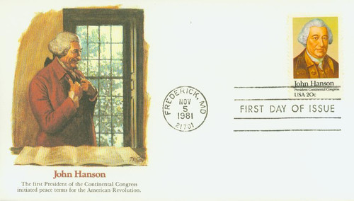 1941 FDC - 1981 20c John Hanson