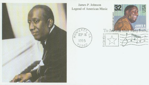 2985 FDC - 1995 32c Jazz Musicians: James P. Johnson