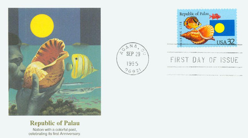 2999 FDC - 1995 32c Republic of Palau