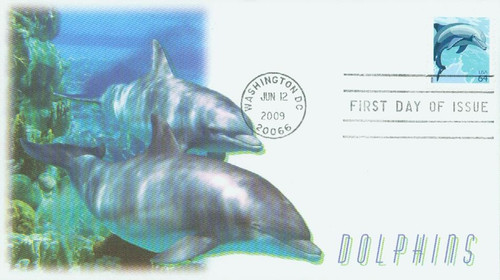 4388 FDC - 2009 64c Dolphin