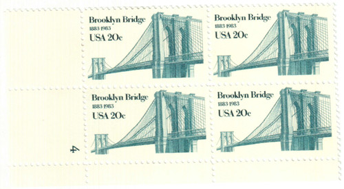 2041 PB - 1983 20c Brooklyn Bridge