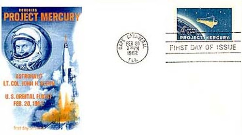 1193 FDC - 1962 4c Project Mercury