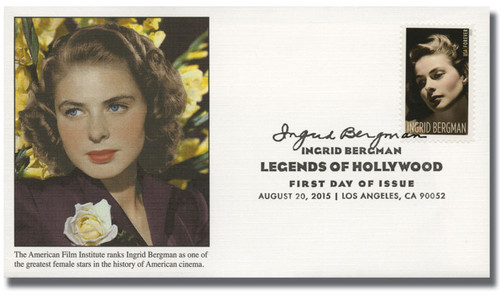 5012 FDC - 2015 First-Class Forever Stamp - Legends of Hollywood: Ingrid Bergman