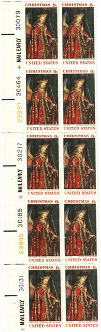 1363 PB - 1968 6c Traditional Christmas: Angel Gabriel