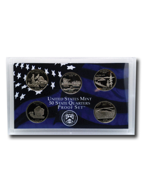 CN2005QP  - 2005 United States Mint Quarter Proof Set, San Francisco Mint Mark
