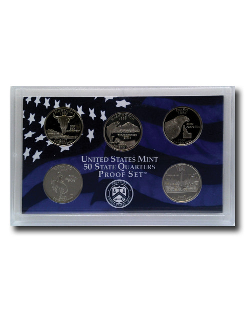 CN2007QP  - 2007 United States Mint Quarter Proof Set, San Francisco Mint Mark