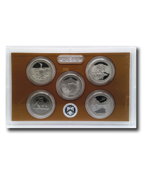 CN2011QP  - 2011 United States Mint Quarter Proof Set, San Francisco Mint Mark