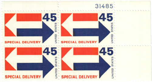 E22 PB - 1969 45c Special Delivery