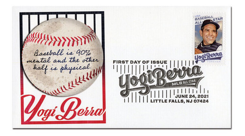 5608 FDC - 2021 First-Class Forever Stamp - Yogi Berra