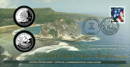 CNC39 FDC - 2009 Northern Mariana Islands PNC