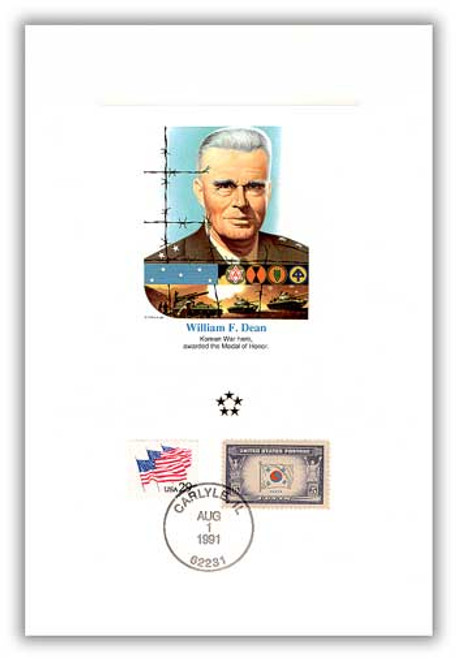 47009A FDC - 1991 AGMH William Dean Proofcard Only
