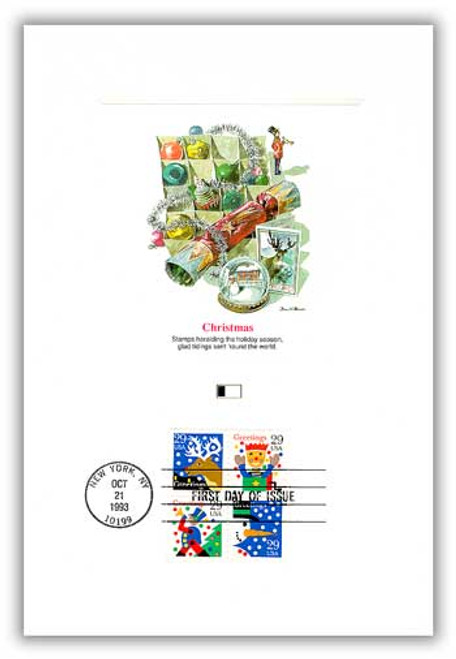 4901150 FDC - 1993 Christmas Contemporary Booklet PFCD