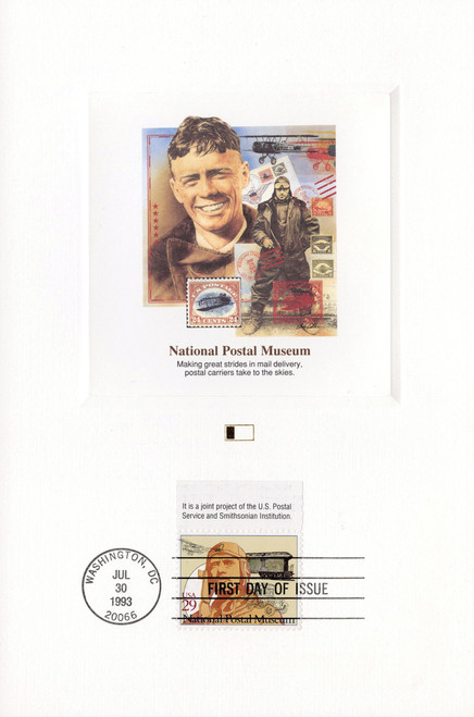 4901401 FDC - 1993 Postal Museum - Air Mail Tab Proofcard (US #2781)