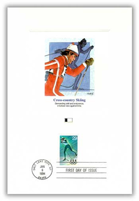 4901606 FDC - 1994 Winter Olympics - Nordic Skiing PFCD