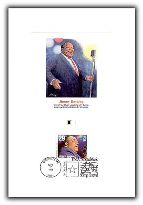 4902416 FDC - 1994 Blues - Jimmy Rushing Proofcard