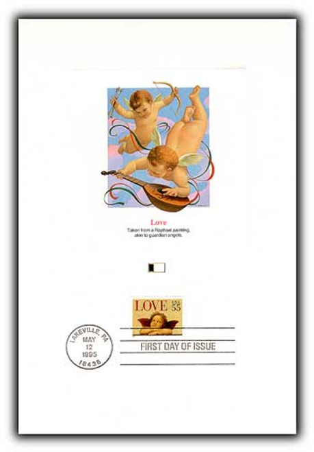 4903498 FDC - 1995 55c Love Cupids Proofcard