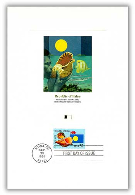 4905288 FDC - 1995 Republic of Palau Proofcard