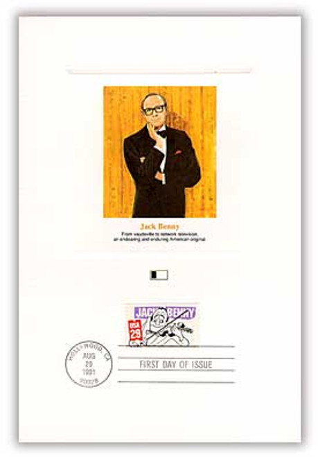 55921 FDC - 1991 Jack Benny 29c Proofcard