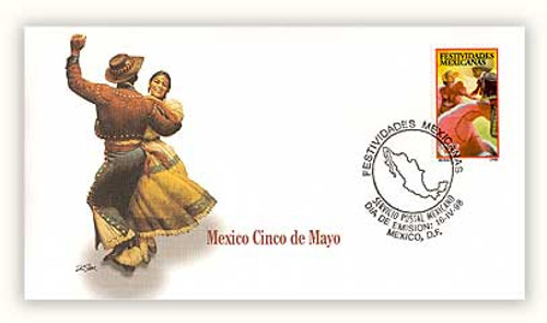 571093A FDC - 1998 Mexican Cinco de Mayo First Day Cover