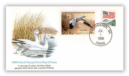 57479 FDC - 1988 Federal Duck First Day Cover