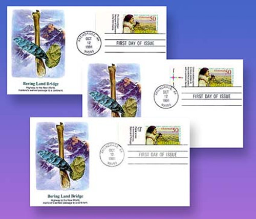 7501528 FDC - 1991 American Postal Union Tab FDC Set of 3