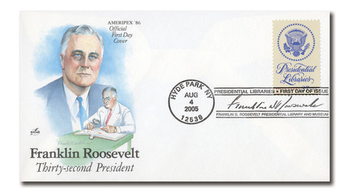 AC592 FDC - 8/4/2005, USA, Franklin Roosevelt, 32nd President