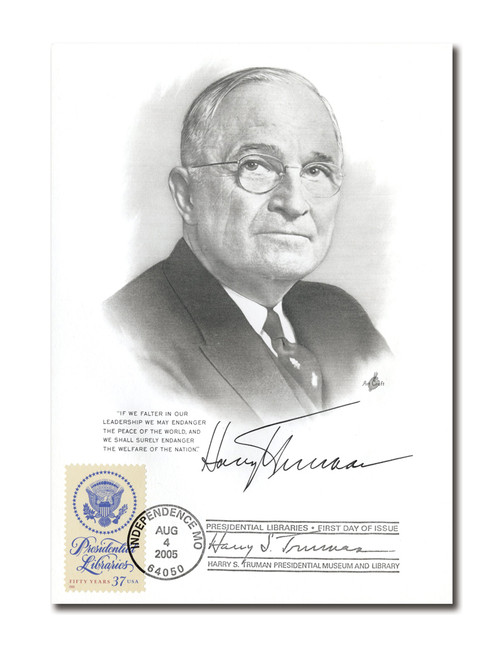 AC704 FDC - Harry Truman, 8/4/2005, Presidential Libraries, #3930