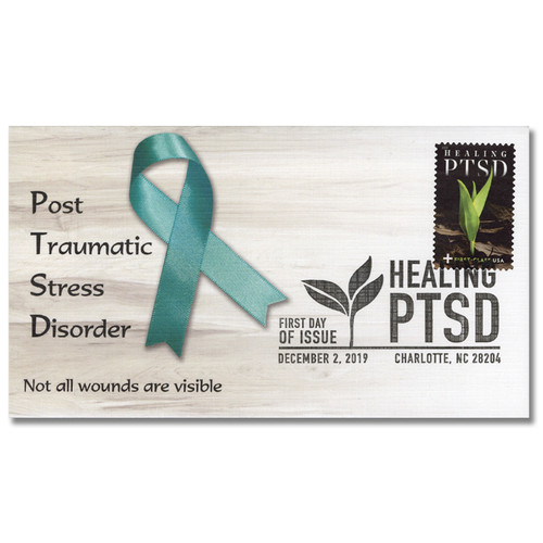 B7 FDC - 2019 55c & 10c Semipostal - Healing PTSD