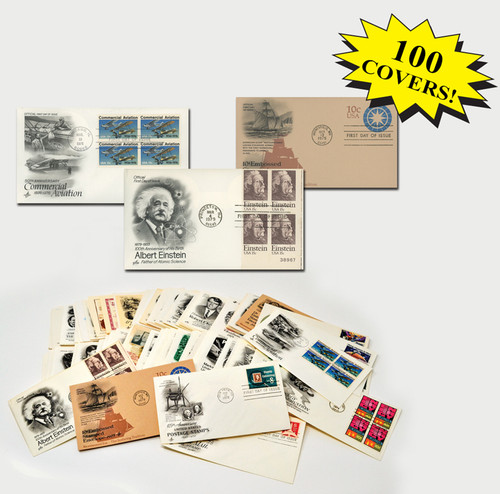 MCV018 FDC - 1970s First Day Covers, Collection of 100