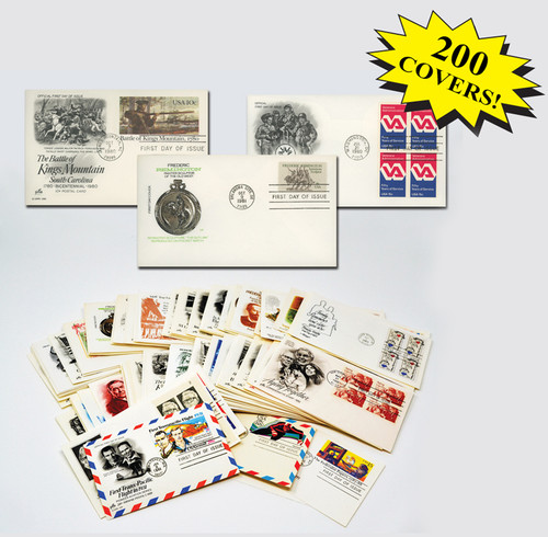 MCV019A FDC - 1980s First Day Covers, Collection of 200