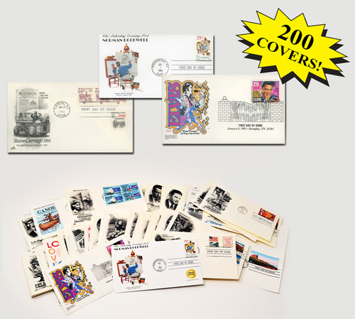 MCV020A FDC - 1990s First Day Covers, Collection of 200