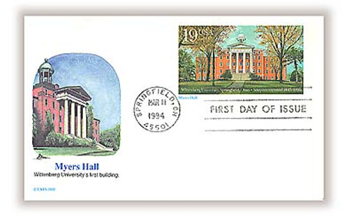 UX175 FDC - 1994 19c Postal Card - Wittenberg University