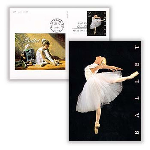 UX297 FDC - 1998 20c Ballet PC FDC