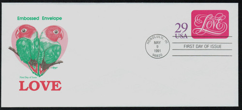 U621 FDC - 1991 Postal S. Love
