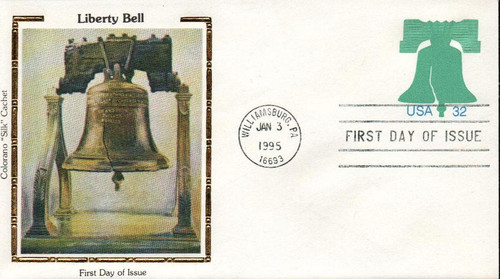 U632 FDC - 1995 32c Liberty Bell