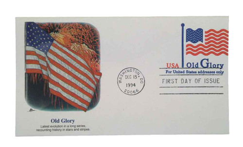 U633 FDC - 1995 32c Old Glory