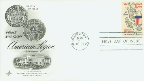 1369 FDC - 1969 6c The American Legion