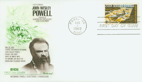 1374 FDC - 1969 6c John Wesley Powell