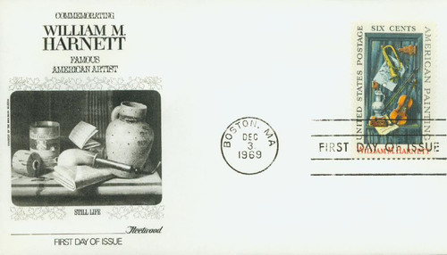 1386 FDC - 1969 6c William M. Harnett