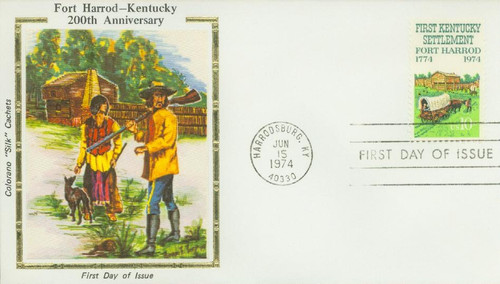 1542 FDC - 1974 10c First Kentucky Settlement