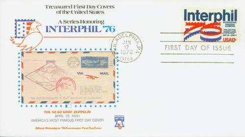 1632 FDC - 1976 13c Interphil '76