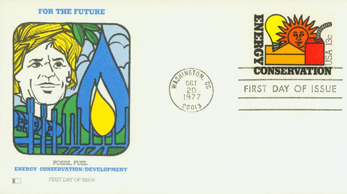 1723 FDC - 1977 13c Nation's Energy: Conservation
