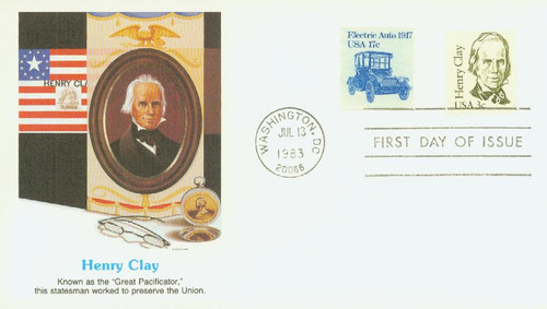 1846 FDC - 1983 3c Great Americans: Henry Clay