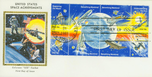 1912-19 FDC - 1981 18c Space Achievement
