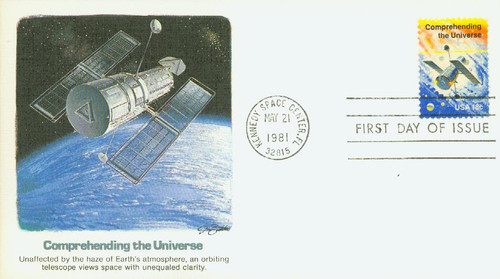 1919 FDC - 1981 18c Space Achievement: Comprehending the Universe