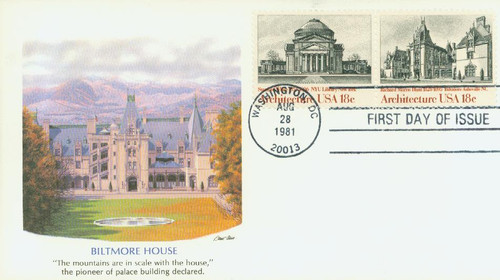 1928-29 FDC - 1981 18C NY UNIV/BILTMORE